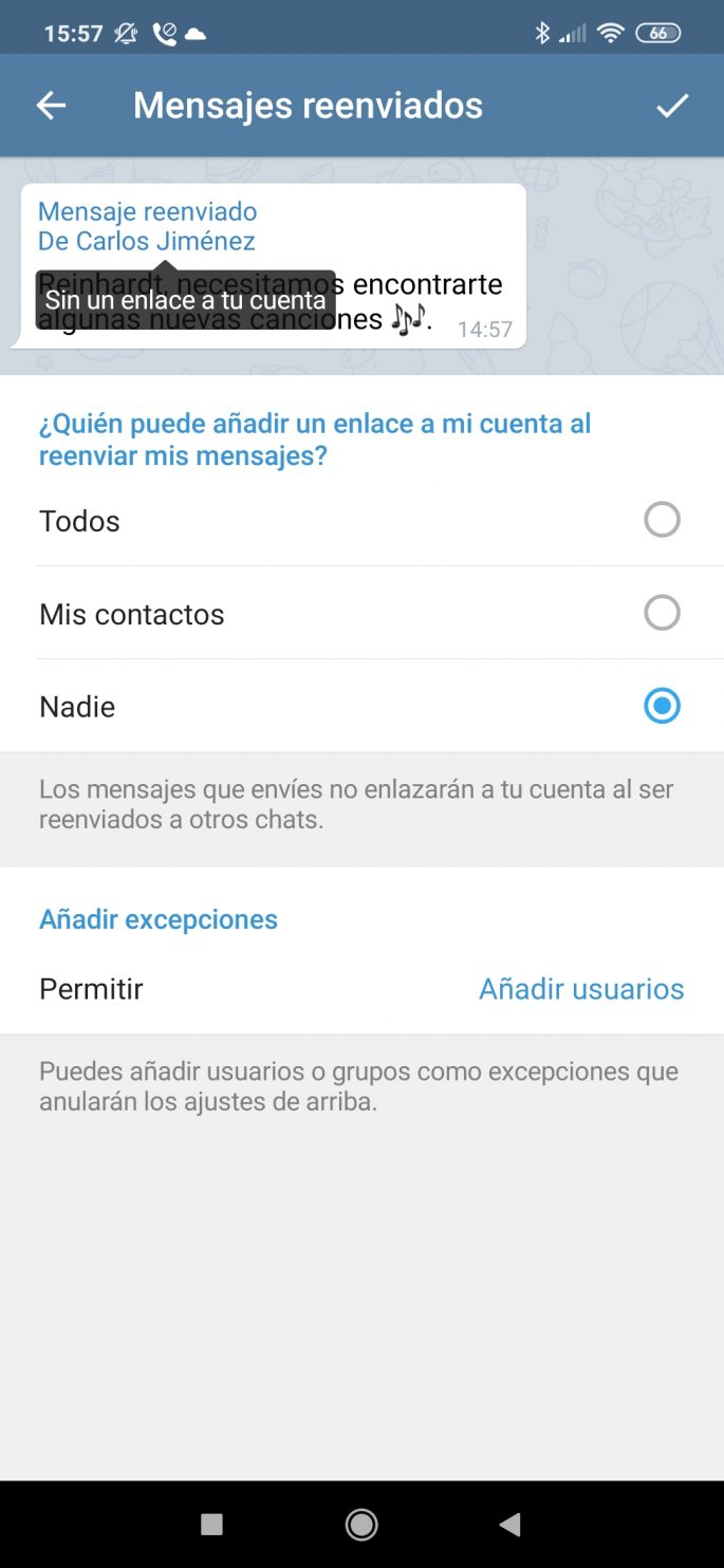 Telegram cara memasukkan akun tersembunyi ke dalam pesan yang diteruskan 5