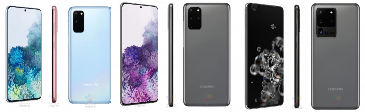 samsung galaxy s20 plus ultra renders winfuture Samsung Galaxy S20 Samsung Galaxy S20 Ultra Samsung Galaxy S20 Plus