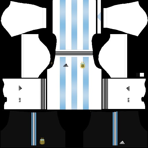 Kit DLS Lokal Piala Dunia 2018 Argentina