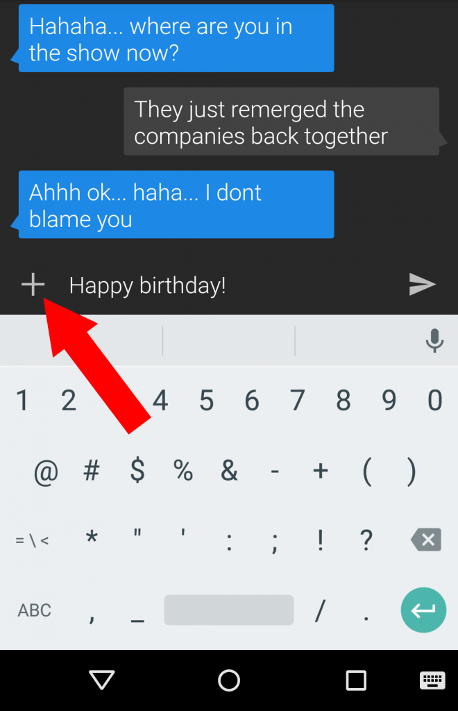 Programovanie textu funguje dobre k narodeninám.