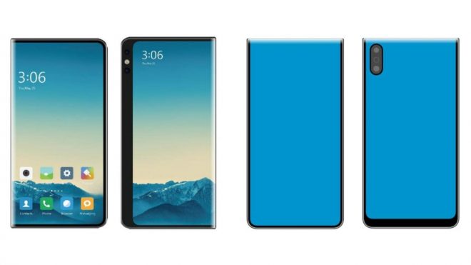Xiaomi Patent Новый складной смартфон, который никогда не увидит свет; Вот некоторые рендер 3