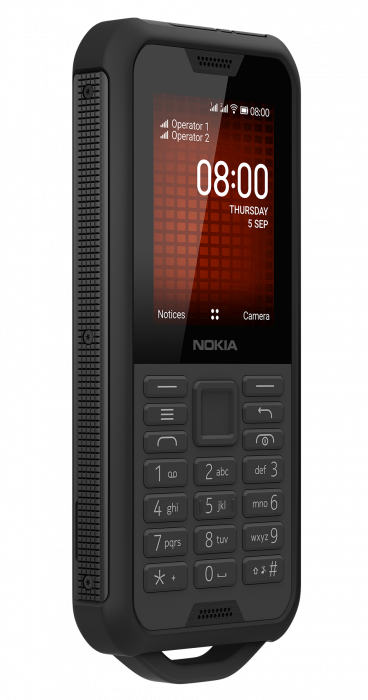 Nokia 800 sulit. Ponsel tahan lama dan tangguh yang dirancang untuk pekerjaan berat. 2