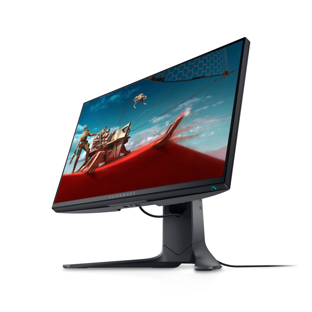 Dengan panel IPS, Anda dapat mengharapkan warna yang konsisten dari sudut manapun pada monitor gaming Alienware 25