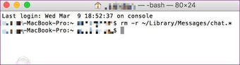 Hapus secara permanen file perintah terminal mac rm