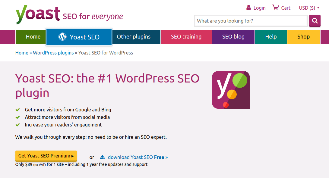 Plugin SEO Yoast untuk WordPress