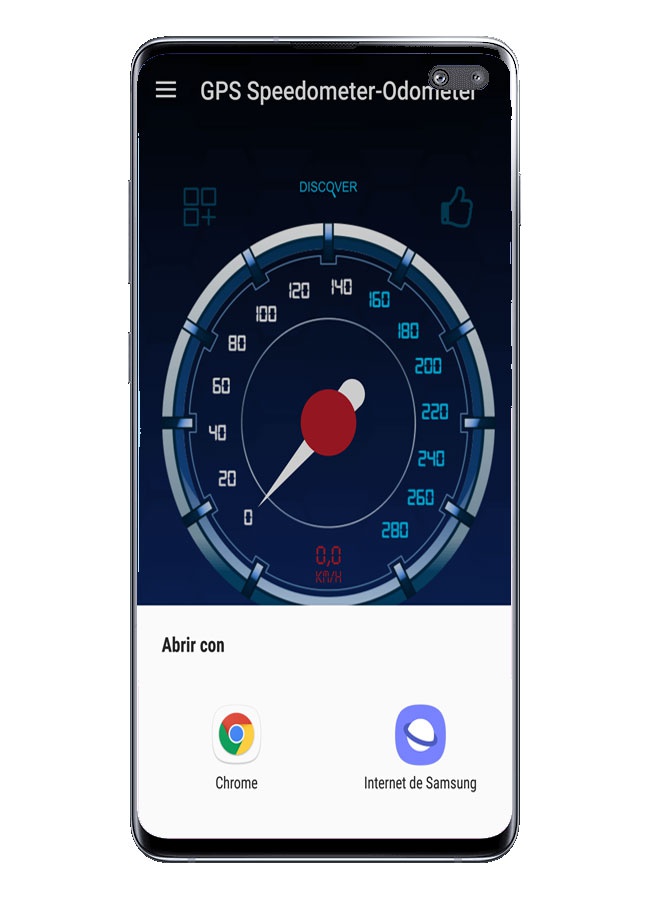 Buka opsi dengan Odometer - GPS Speedometer