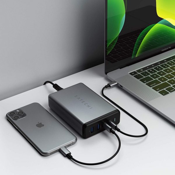 Satechi meluncurkan 108W Pro USB-C PD Desktop Travel Charger 2