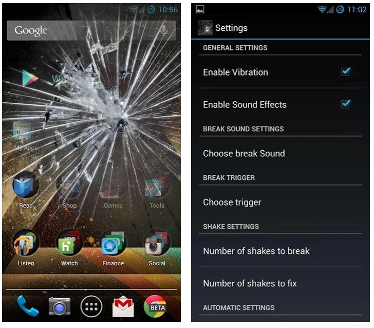 11 aplikasi layar rusak palsu terbaik untuk Android 5
