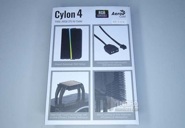 Periksa AeroCool Cylon 4 4. heatsink