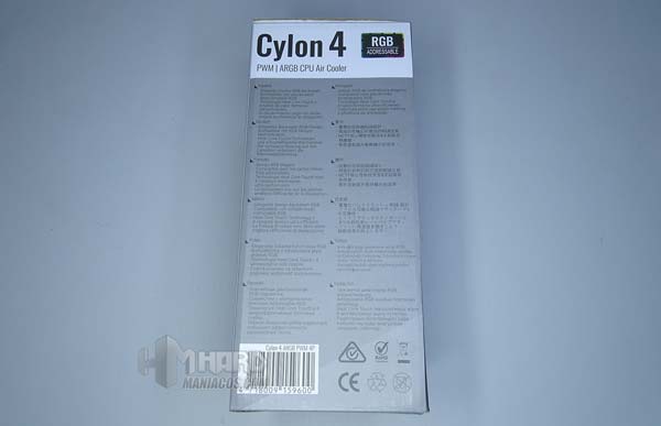 Periksa AeroCool Cylon 4 3. heatsink
