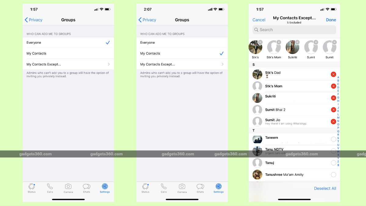 Whatsapp grup privasi iphone WhatsApp untuk iPhone