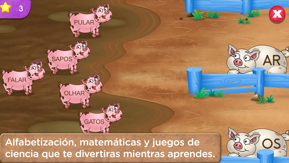 Dunia Hebat Dora, aplikasi untuk belajar dengan Dora the Explorer 3
