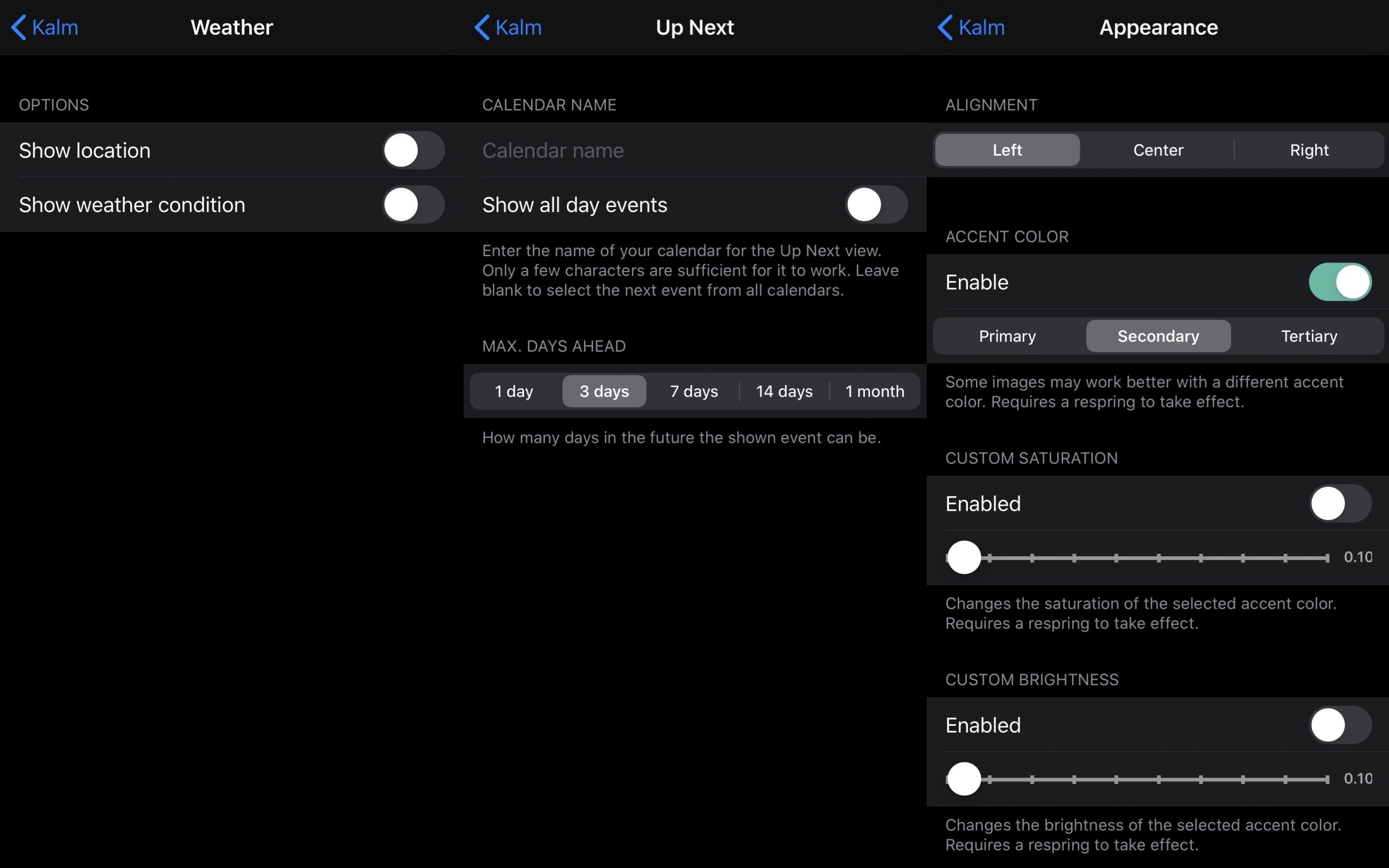 Kalm adalah layar Kunci yang lebih informatif untuk iPhone berkapasitas besar 4