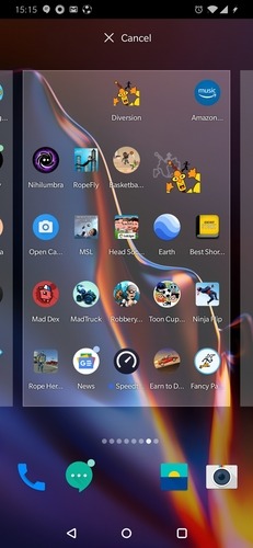 Android Homescreen Pin