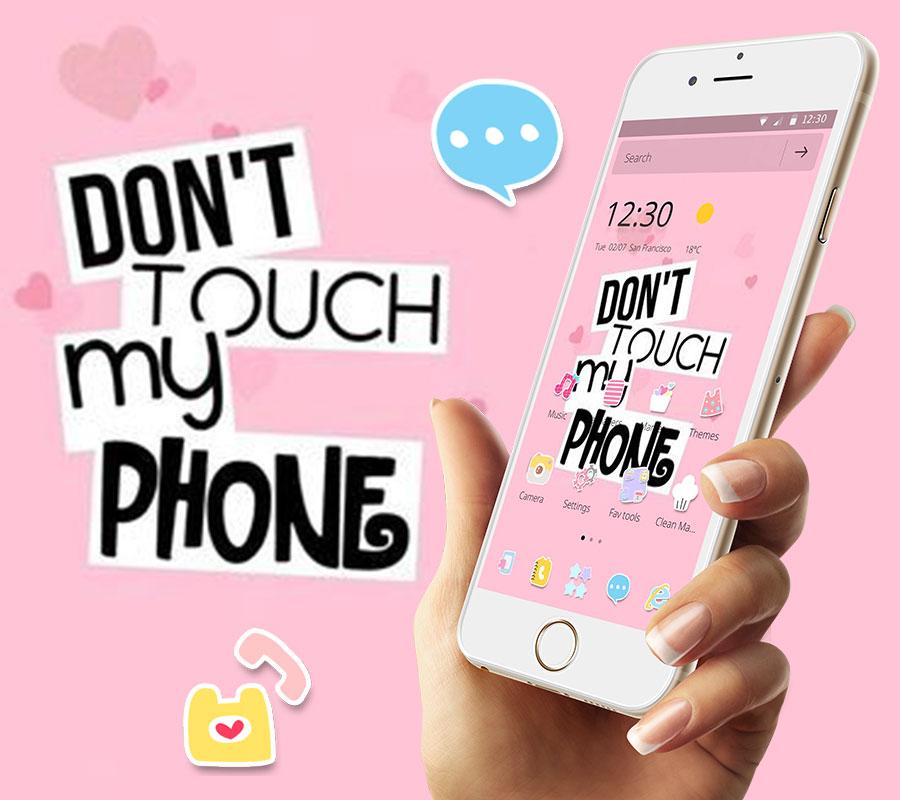 merah muda jangan sentuh ponsel saya1