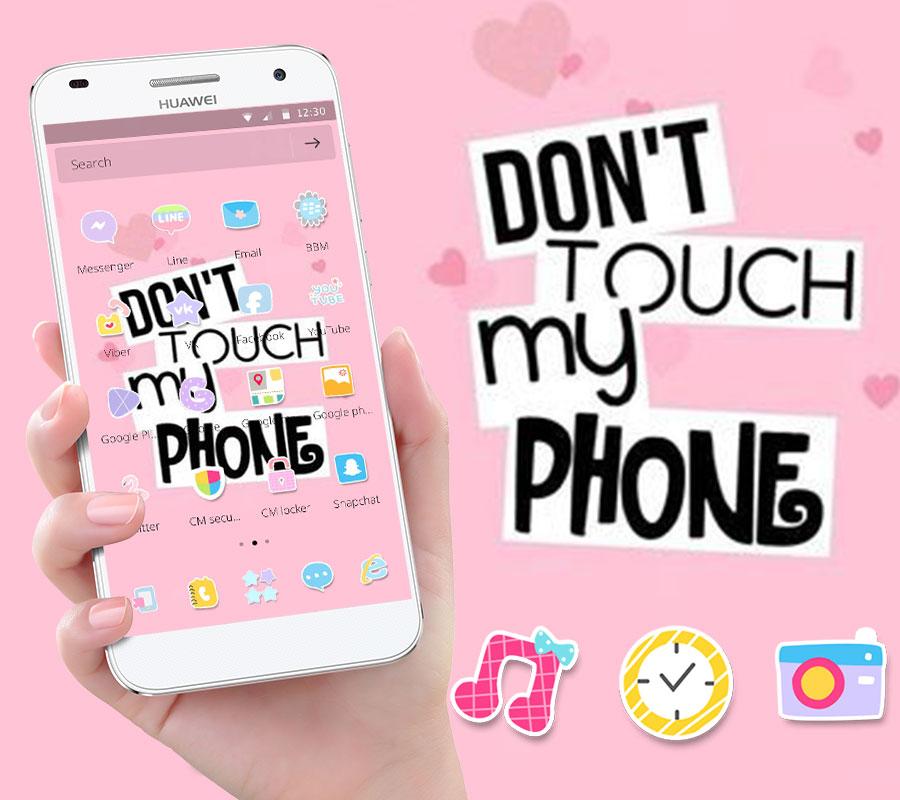 pink jangan sentuh ponsel saya2