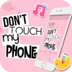 merah muda jangan sentuh ponsel saya