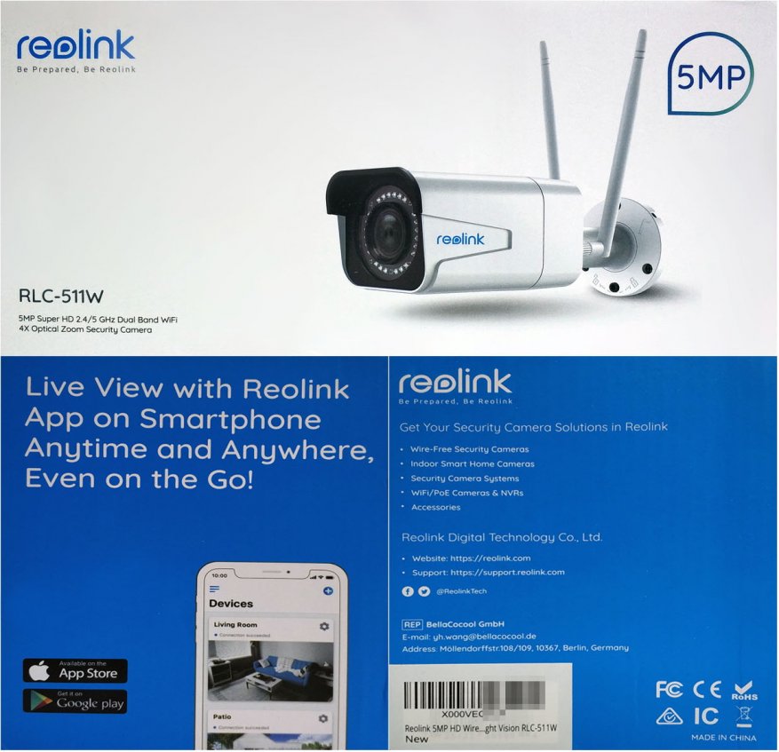 Review Kamera IP Super HD dengan Zoom Optik 4X dan Sensor 5 MP - Reolink RLC-511W 1