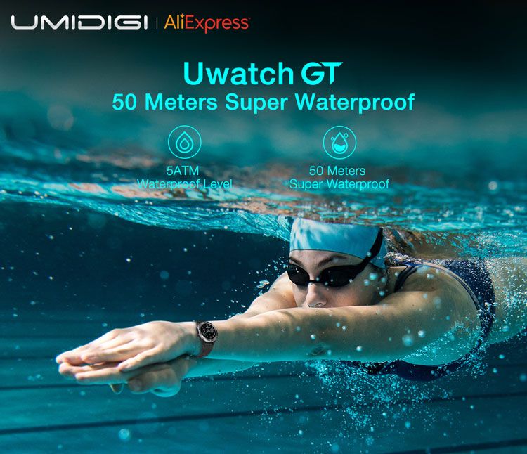 UMIDIGI Uwatch GT ile yüzebilir misiniz? Bu suya dayanıklılık. 1