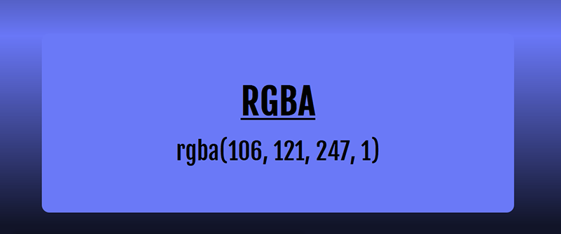 Model warna Rgba