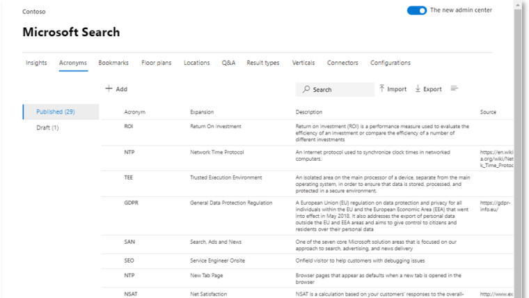 Microsoft membawa jawaban Acronym ke Microsoft Search for enterprise 4