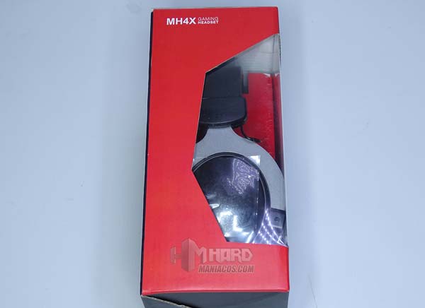 MH4X earphone sisi transparan sisi case