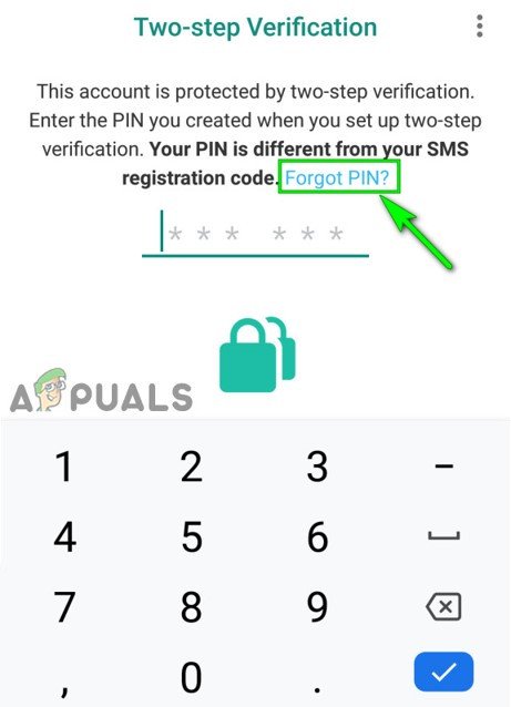Bagaimana memulihkan PIN WhatsApp Anda yang terlupakan? 3