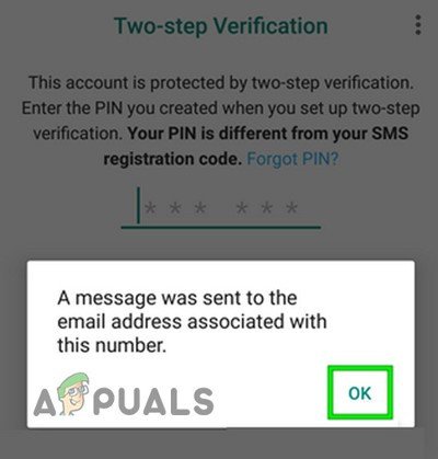 Làm thế nào để khôi phục mã PIN WhatsApp đã quên của bạn? 5