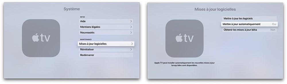 apple tv maj Désactiver la mise à jour automatique sur votre Mac, iPhone, Apple Watch, Apple TV dan HomePod