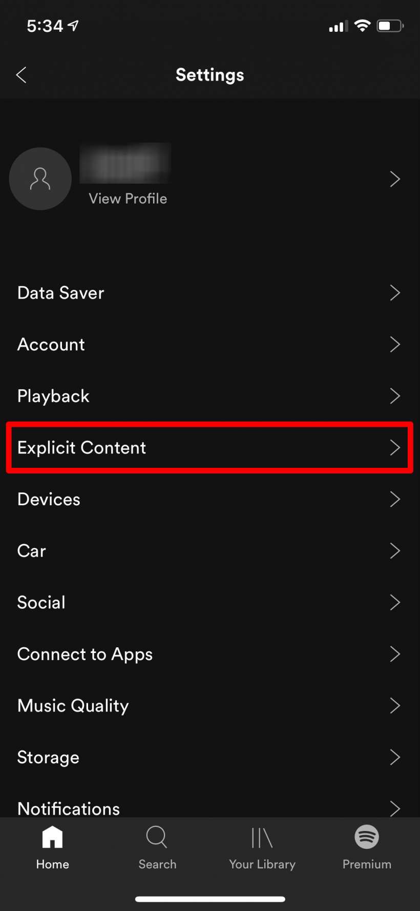 Cara memblokir musik dan lirik eksplisit di Spotify di iPhone dan iPad.
