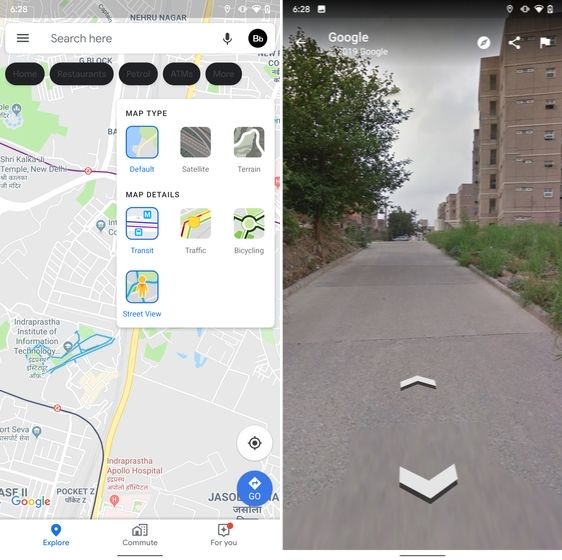 15. Street View Layer di Google Maps menyembunyikan fitur Android