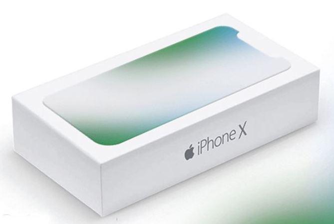  Gambar ini dimaksudkan untuk menunjukkan kotak 'iPhone X'