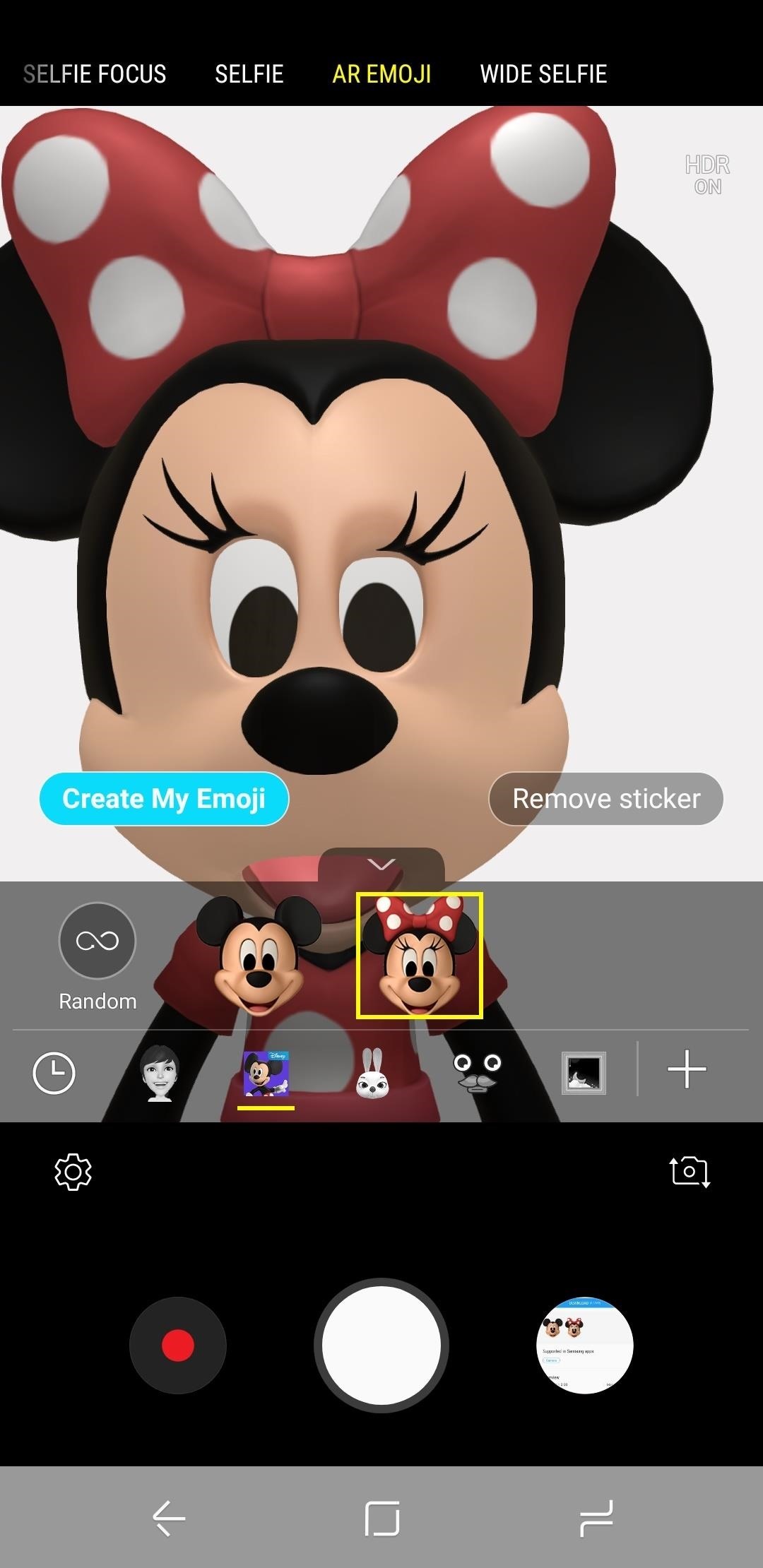 Cách thêm chuột Mickey và Emoji AR đặc biệt Galaxy S9