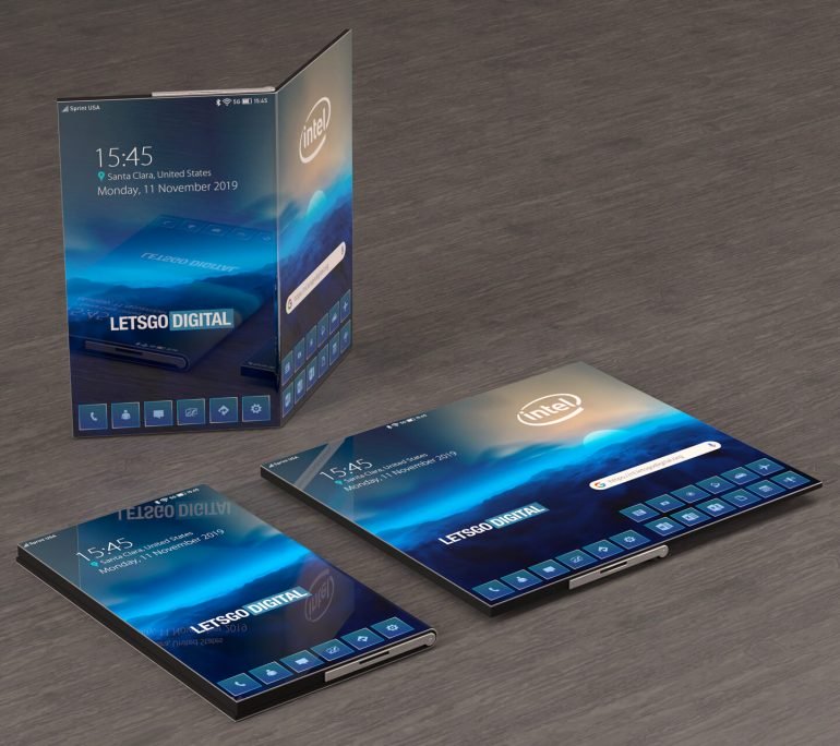 Intel mematenkan desain ponsel cerdas baru yang dapat dilipat yang berubah menjadi tablet