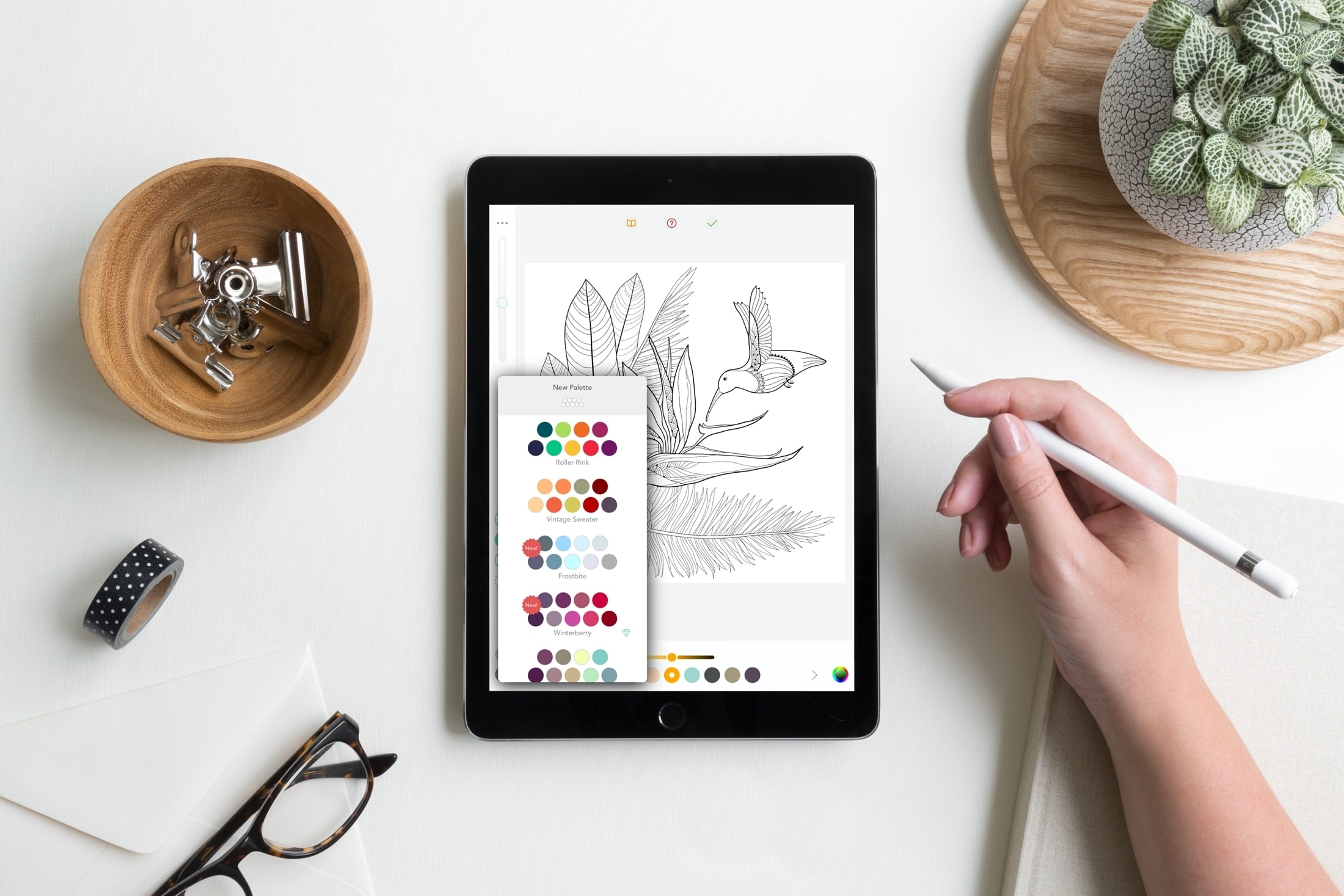 Den bästa appen för målarbok för vuxna för iPhone och iPad