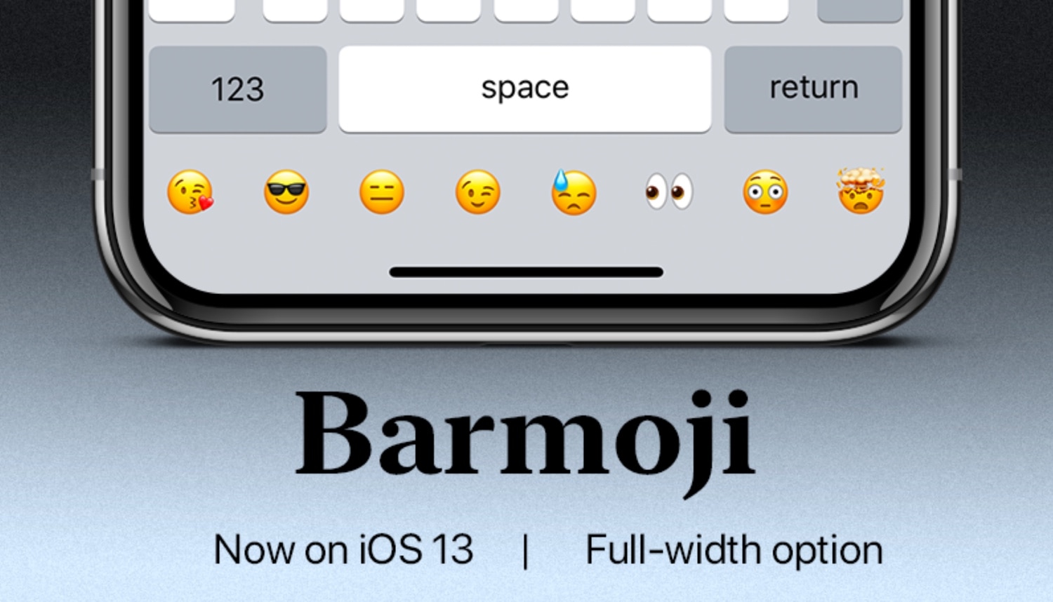 BarMoji mengintegrasikan bilah Emoji khusus ke dalam keyboard iOS 2
