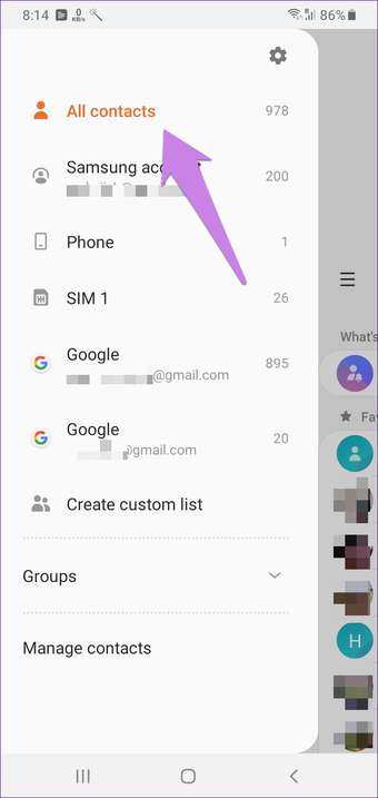 Kembalikan kontak yang dihapus dari google android iphone 1b