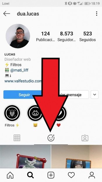 Gambar - Cara memasang filter "siapa kamu dari Dragon Ball Z" masuk Instagram Cerita