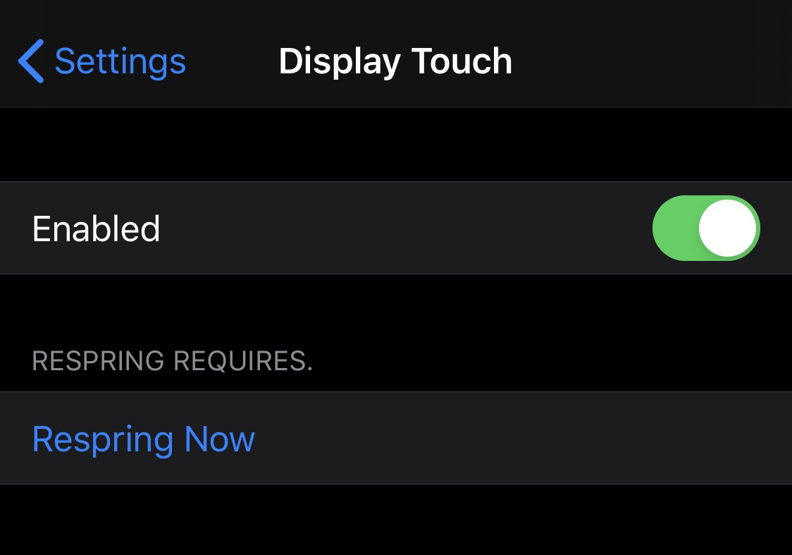 Layar Sentuh memberikan umpan balik visual saat Anda menyentuh layar iPhone Anda 3