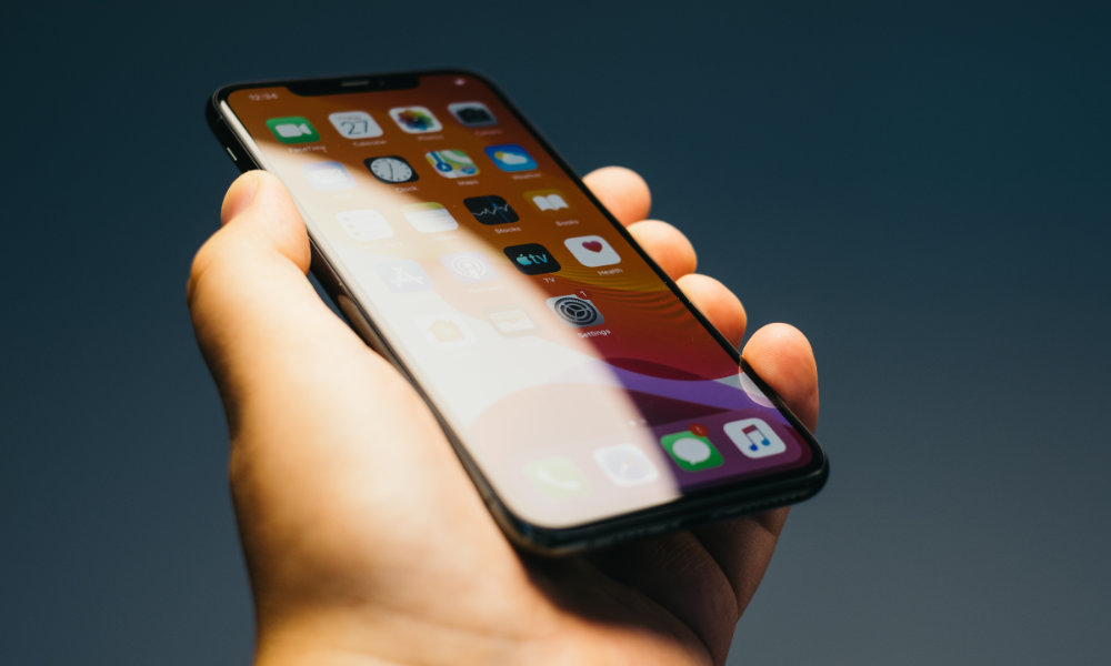 iPhone 11 Pro Max in hand