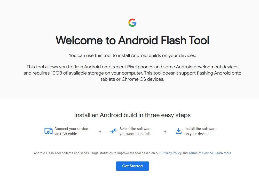 Perangkat flash Android