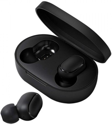 Headset nirkabel REDMI mi airdots Headset Bluetooth dengan mikrofon (hitam, dalam telinga)