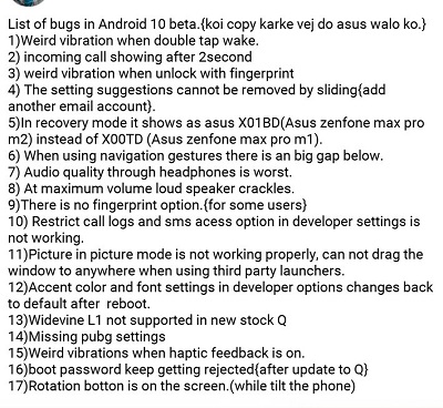 Asus ZenFone Max Pro M1 Android 10 beta pembaruan terlalu buggy? Anda dapat kembali ke Pai (Unduh tautan di dalam) 2