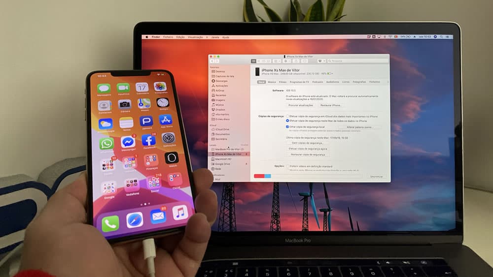 Cara mencadangkan iPhone atau iPad di Mac pada MacOS Catalina dengan Finder