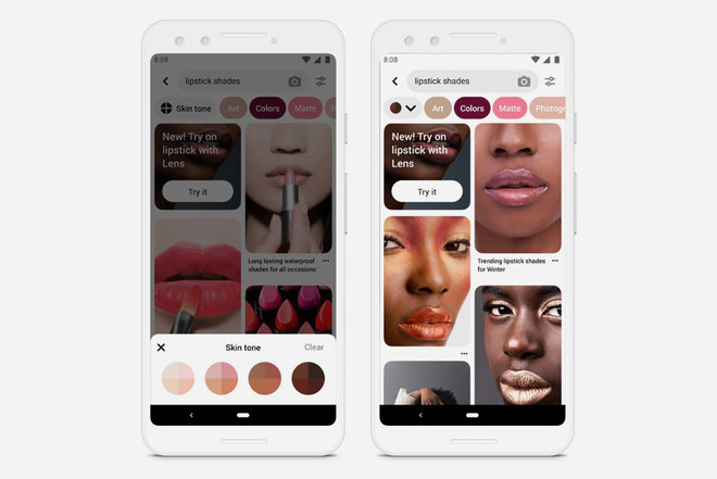 Cách kiểm tra màu son môi bằng công cụ trang điểm mới bằng cách Pinterest AR 1