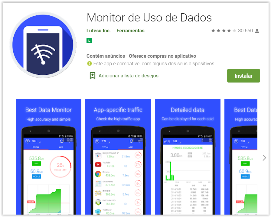 Aplikasi terbaik untuk memantau penggunaan data di Android 2