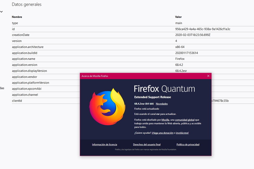 Firefox sudah memungkinkan kami untuk melihat data telemetri apa yang dikumpulkannya di komputer kami: dengan cara ini Anda dapat menghapusnya