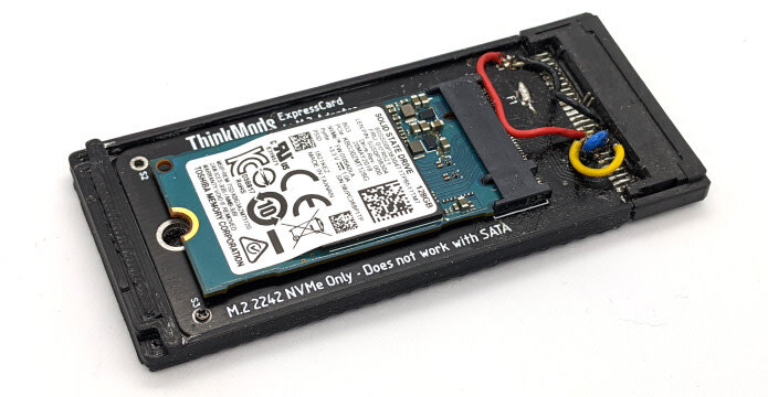 Bộ chuyển đổi ThinkMods ExpressCard M.2: Nguyên mẫu đầu tiên 