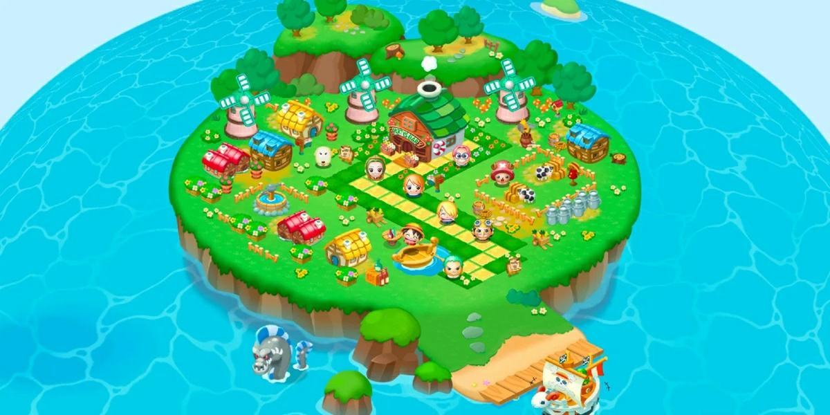 game island one piece puzzle untuk ponsel "width =" 1200 "height =" 600