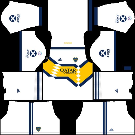 Boca Juniors Seragam pengunjung versi 2 Dream League Soccer